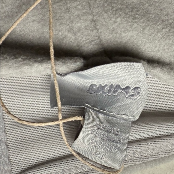 NWT-Skims Fleece Lounge Corset - Heather Grey - Picture 5 of 6